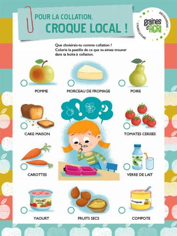 Pour la collation, croque local !