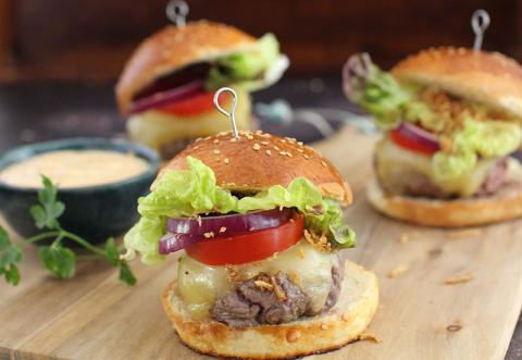 Burger maison à la Tomme de Stavelot