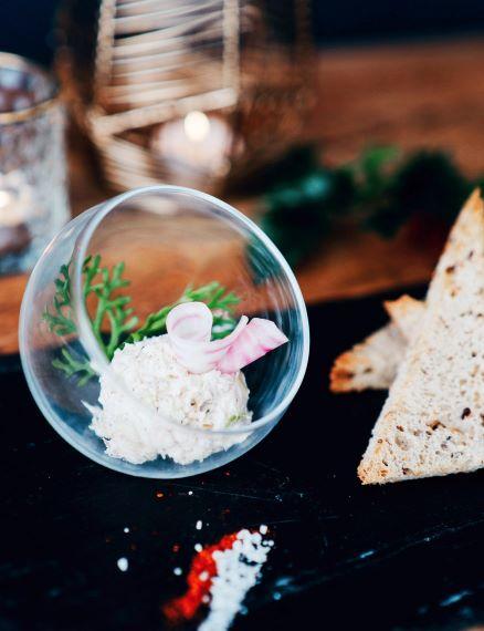 Rillettes de truite fumée au raifort