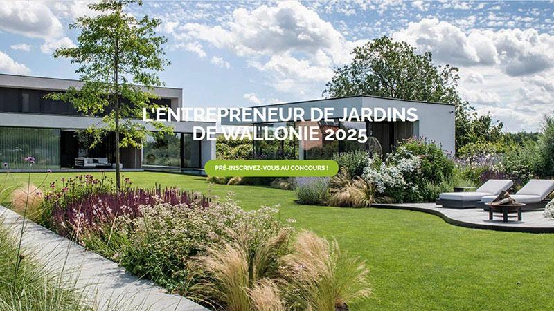 Concours de l’Entrepreneur de Jardins de Wallonie 2025 - Inscriptions