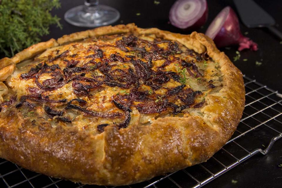 Galette rustique aux pommes de terre