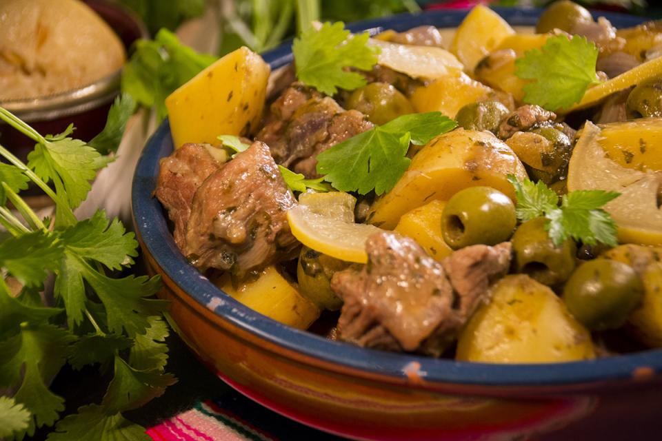 Tajine de veau aux pommes de terre